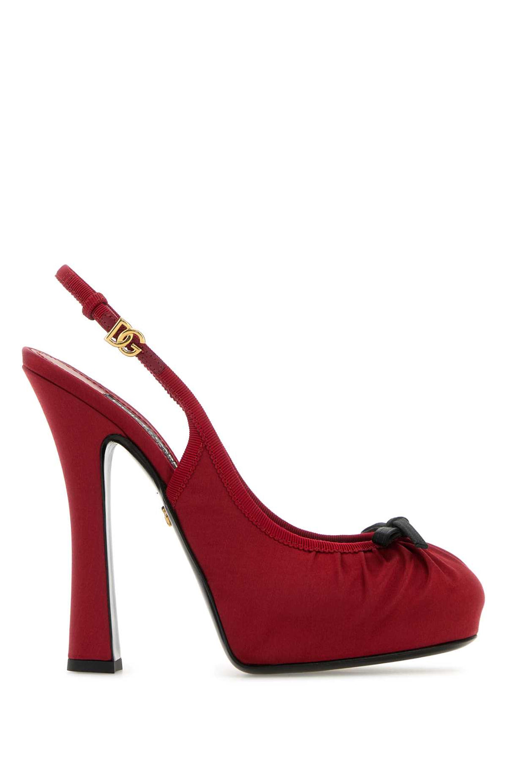 DOLCE & GABBANA SLINGBACK For Women Exterior: 100% Fabric Interior: 100% Leather Sole: Leather