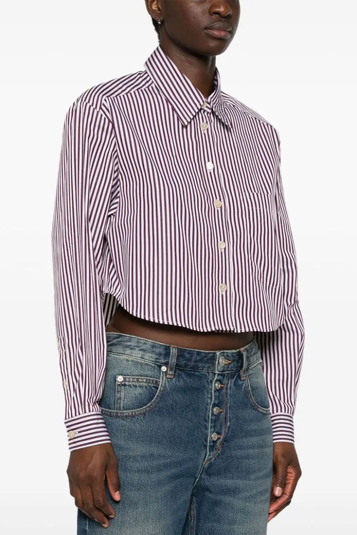 ISABEL MARANT 'Fleora' cropped shirt For Women 100% cotton