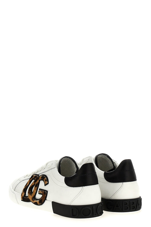 DOLCE & GABBANA 'Portofino' sneakers For Women 81% calfskin leather 19% lamb leather