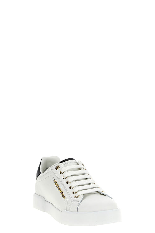 DOLCE & GABBANA 'Portofino' sneakers For Women 100% calfskin leather (Bos Taurus)