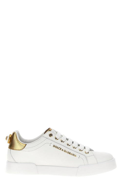 DOLCE & GABBANA 'Portofino' sneakers For Women 100% calfskin leather (Bos Taurus)