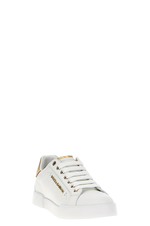 DOLCE & GABBANA 'Portofino' sneakers For Women 100% calfskin leather (Bos Taurus)