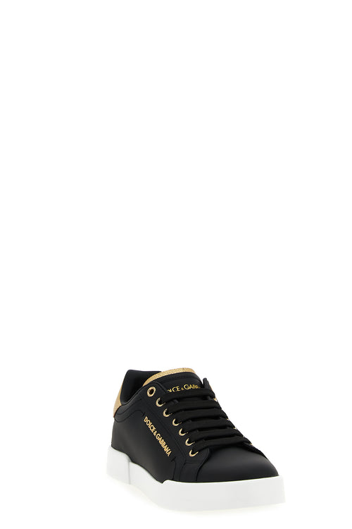 DOLCE & GABBANA 'Portofino' sneakers For Women 100% calfskin leather (Bos Taurus)