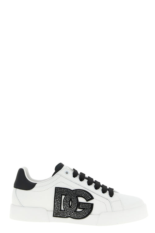 DOLCE & GABBANA 'Portofino Light Strobel' sneakers For Women 100% calfskin leather (Bos Taurus)