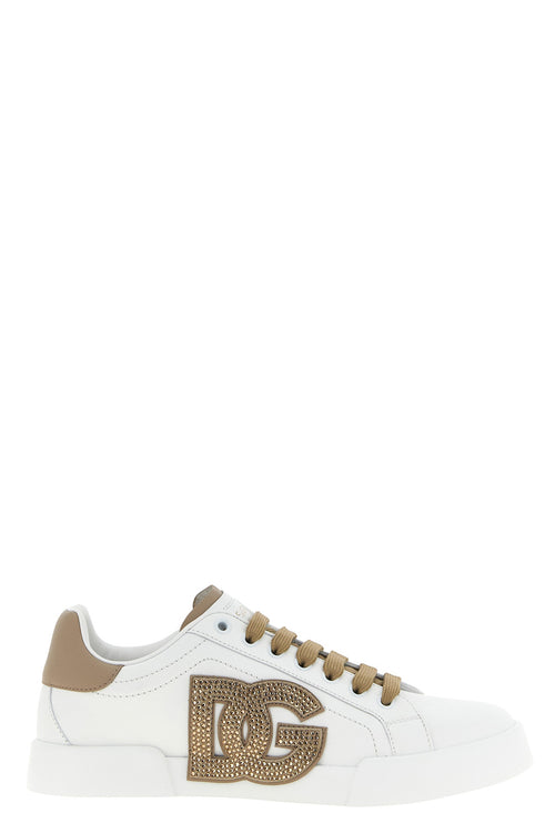 DOLCE & GABBANA 'Portofino' sneakers For Women 100% calfskin leather (Bos Taurus)