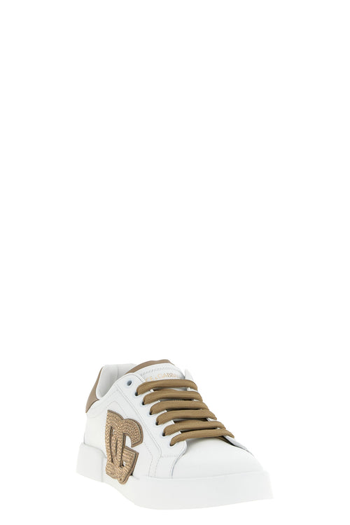 DOLCE & GABBANA 'Portofino' sneakers For Women 100% calfskin leather (Bos Taurus)