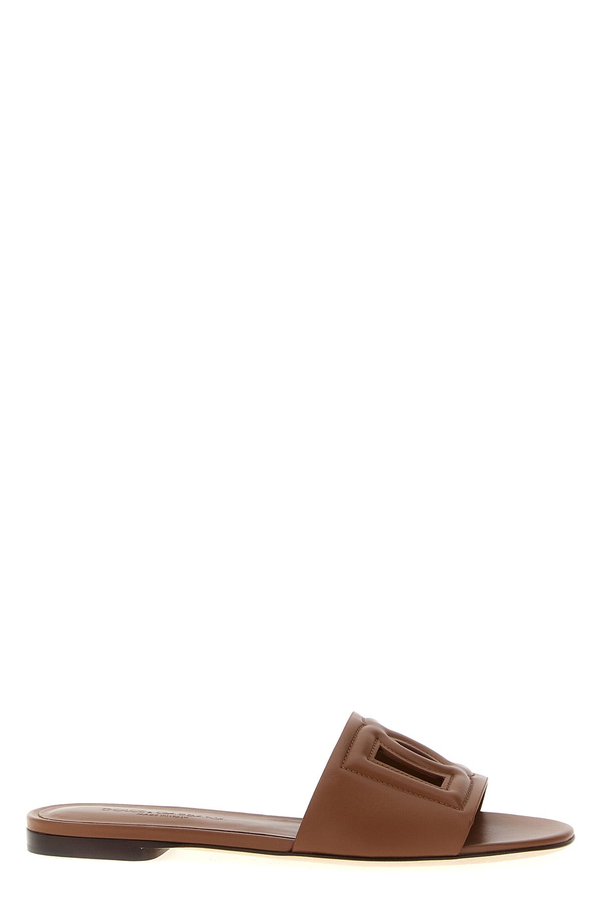 DOLCE & GABBANA 'DG Millennials' Slide For Women 100% calfskin leather