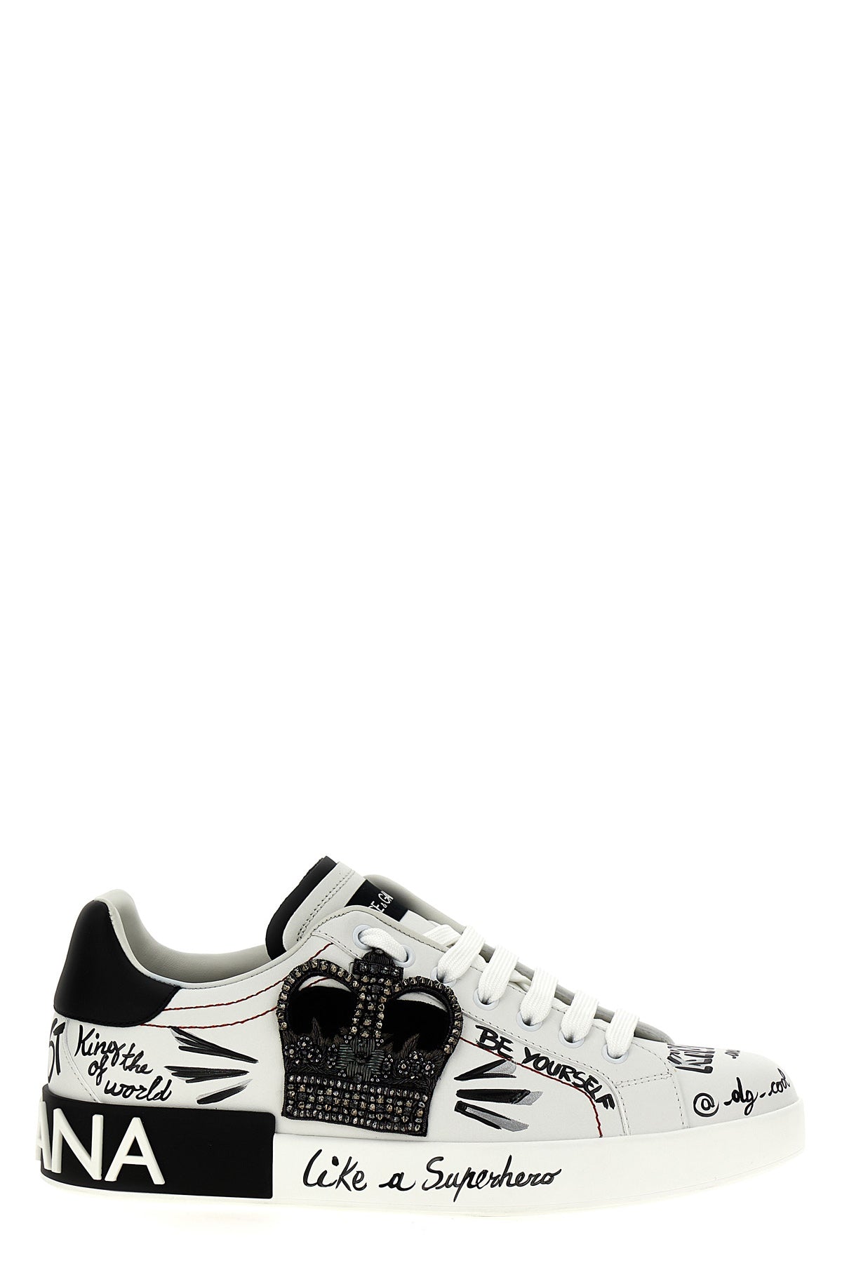 DOLCE & GABBANA 'Portofino' sneakers For Men 100% calfskin leather (Bos Taurus)