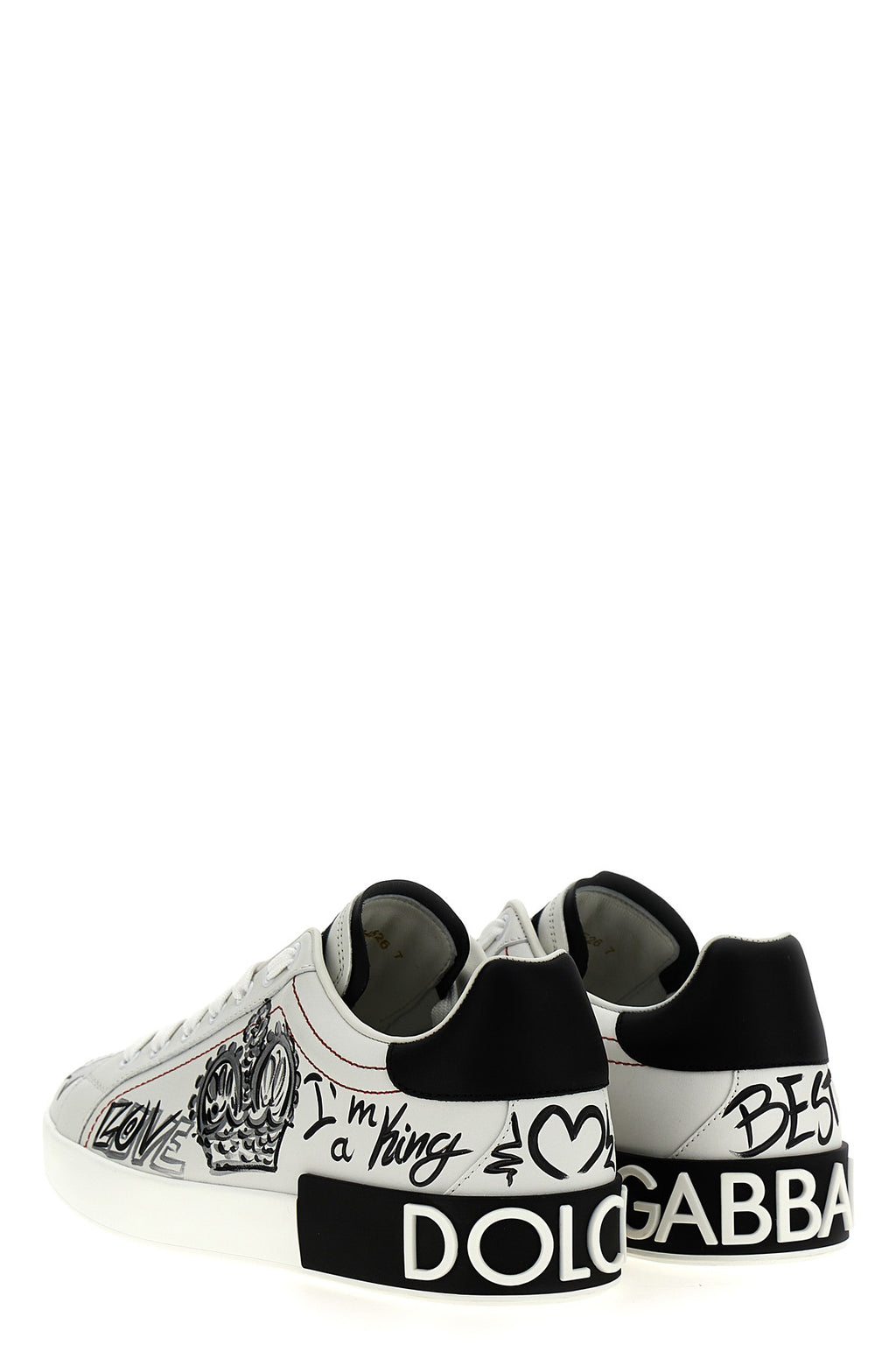 DOLCE & GABBANA 'Portofino' sneakers For Men 100% calfskin leather (Bos Taurus)