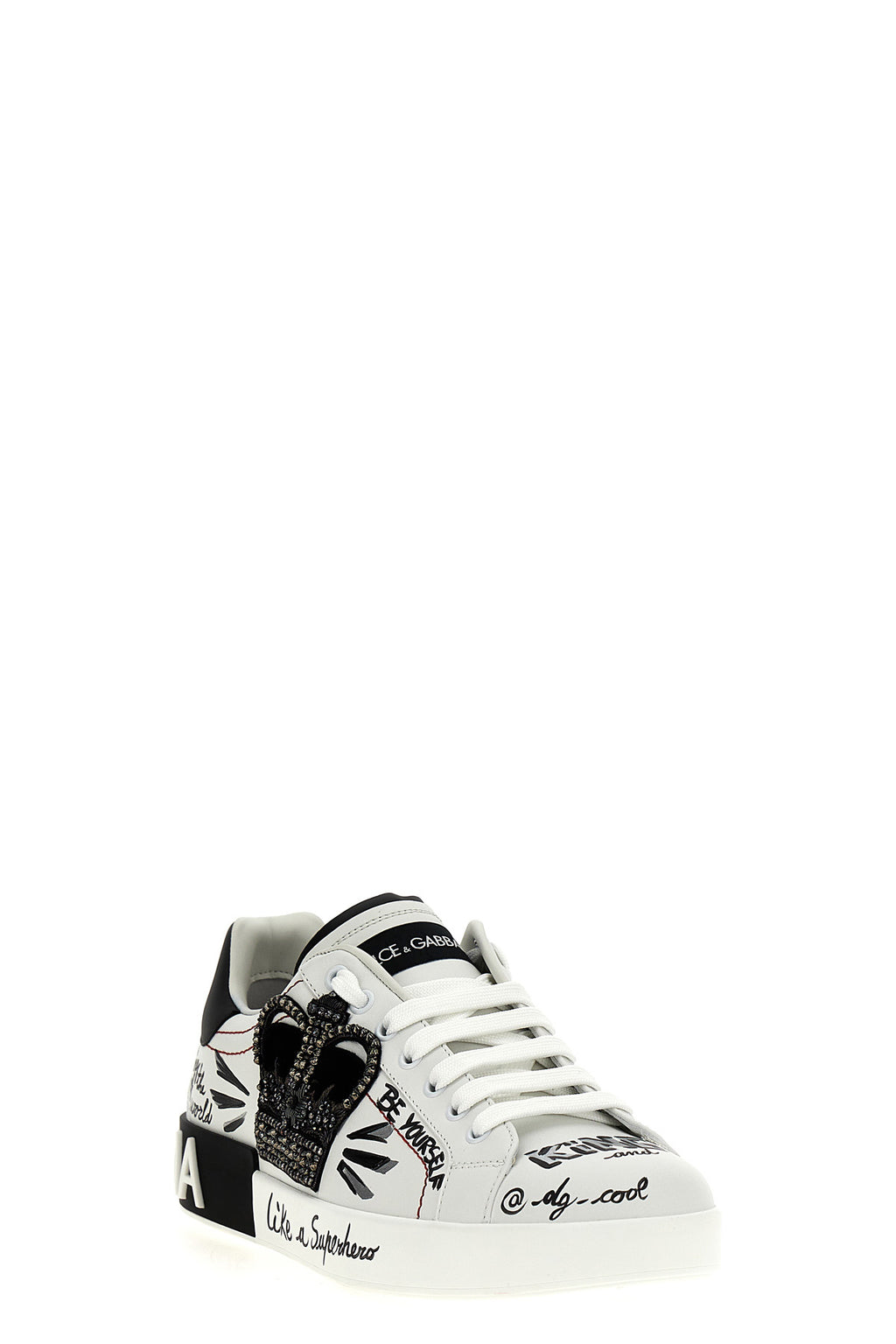 DOLCE & GABBANA 'Portofino' sneakers For Men 100% calfskin leather (Bos Taurus)