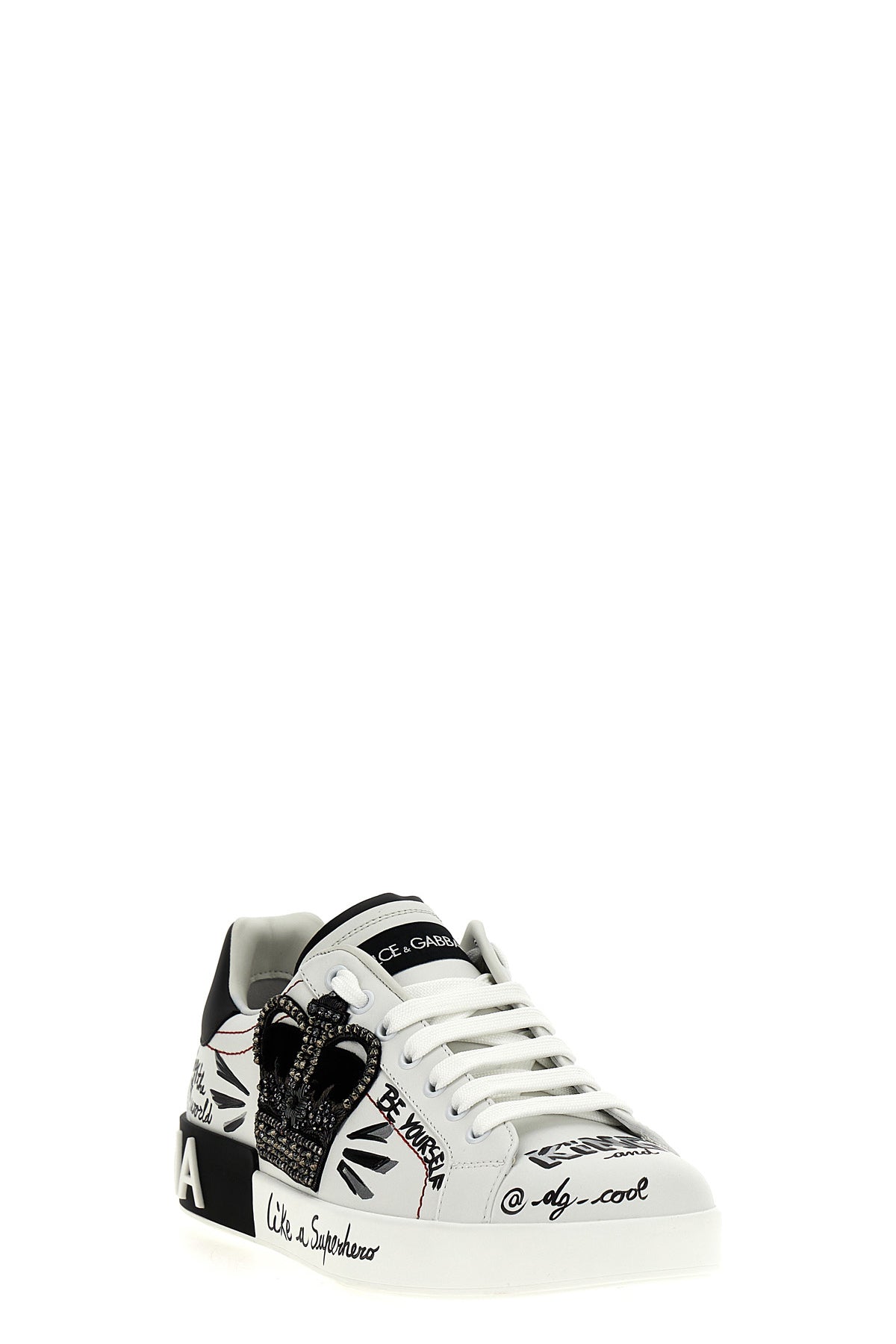 DOLCE & GABBANA 'Portofino' sneakers For Men 100% calfskin leather (Bos Taurus)