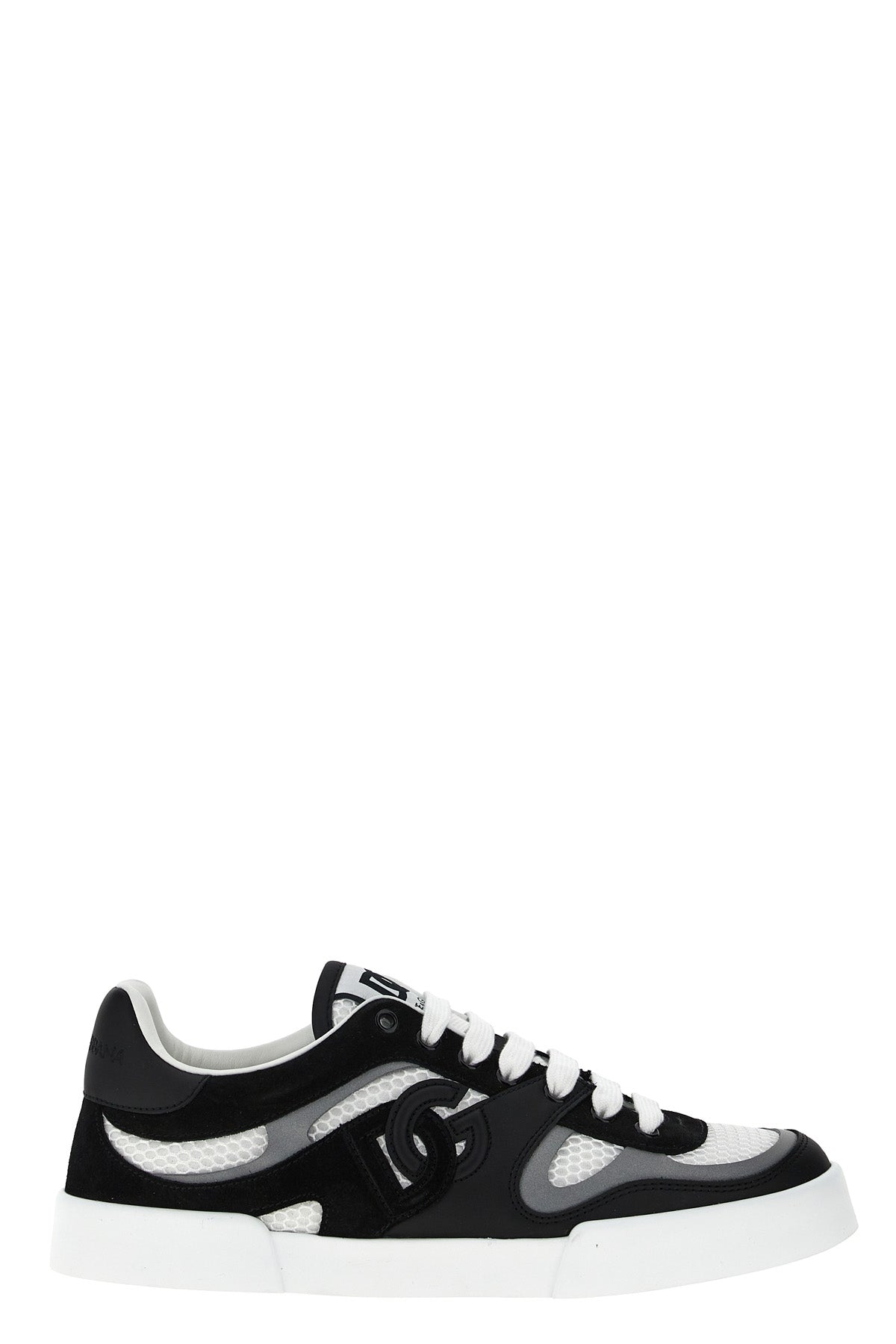 DOLCE & GABBANA 'Strobel Portofino Light' sneakers For Men 77% calf leather 23% polyester