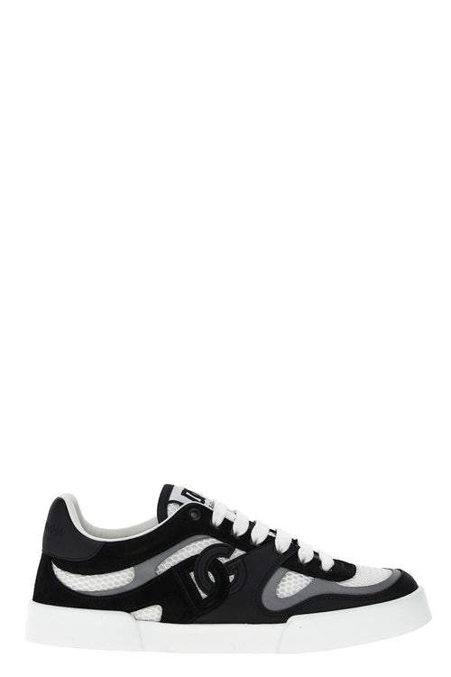 DOLCE & GABBANA 'Strobel Portofino Light' sneakers For Men 77% calf leather 23% polyester
