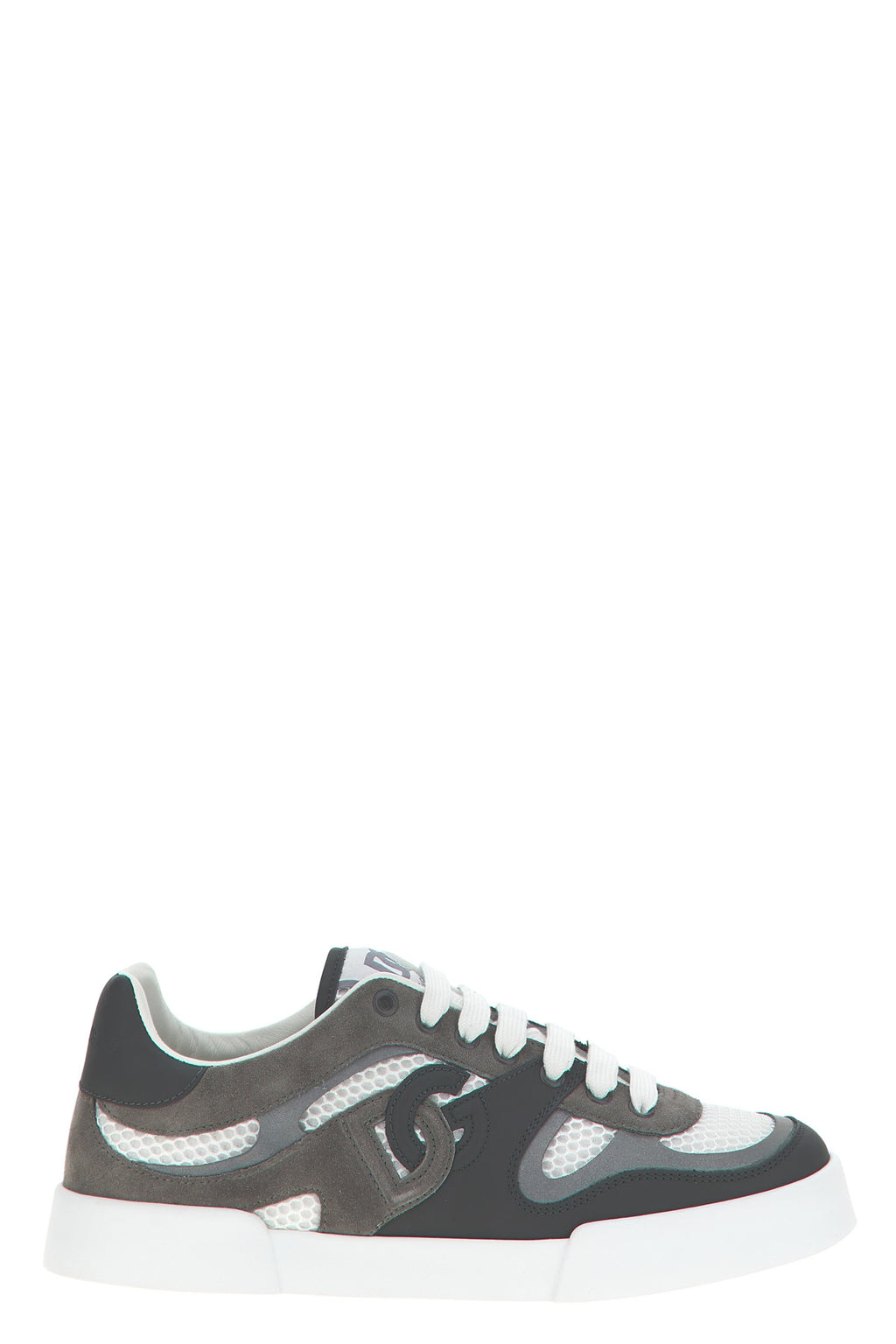 DOLCE & GABBANA 'Strobel Portofino Light' sneakers For Men 77% calf leather 23% polyester