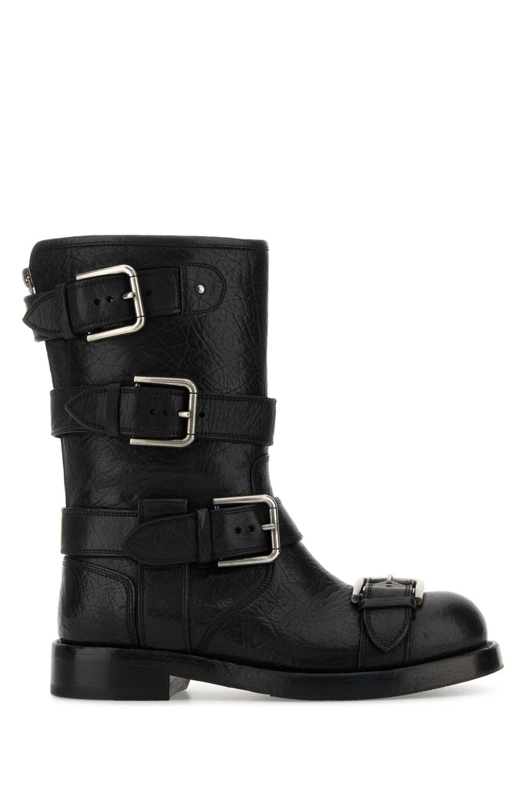 DOLCE & GABBANA SHOES For Women Exterior: 100% Leather Interior: 100% Leather Sole: Leather and Rubber