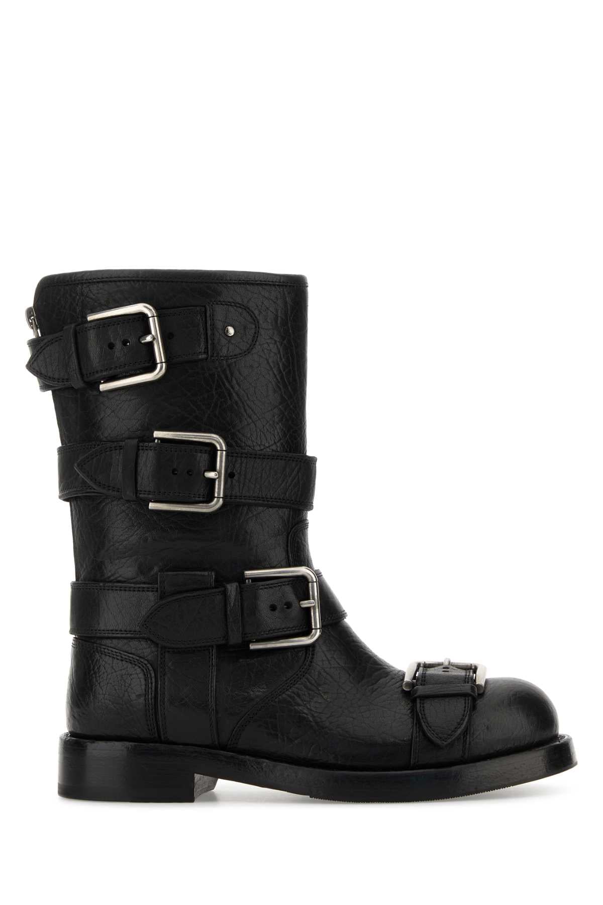 DOLCE & GABBANA SHOES For Women Exterior: 100% Leather Interior: 100% Leather Sole: Leather and Rubber