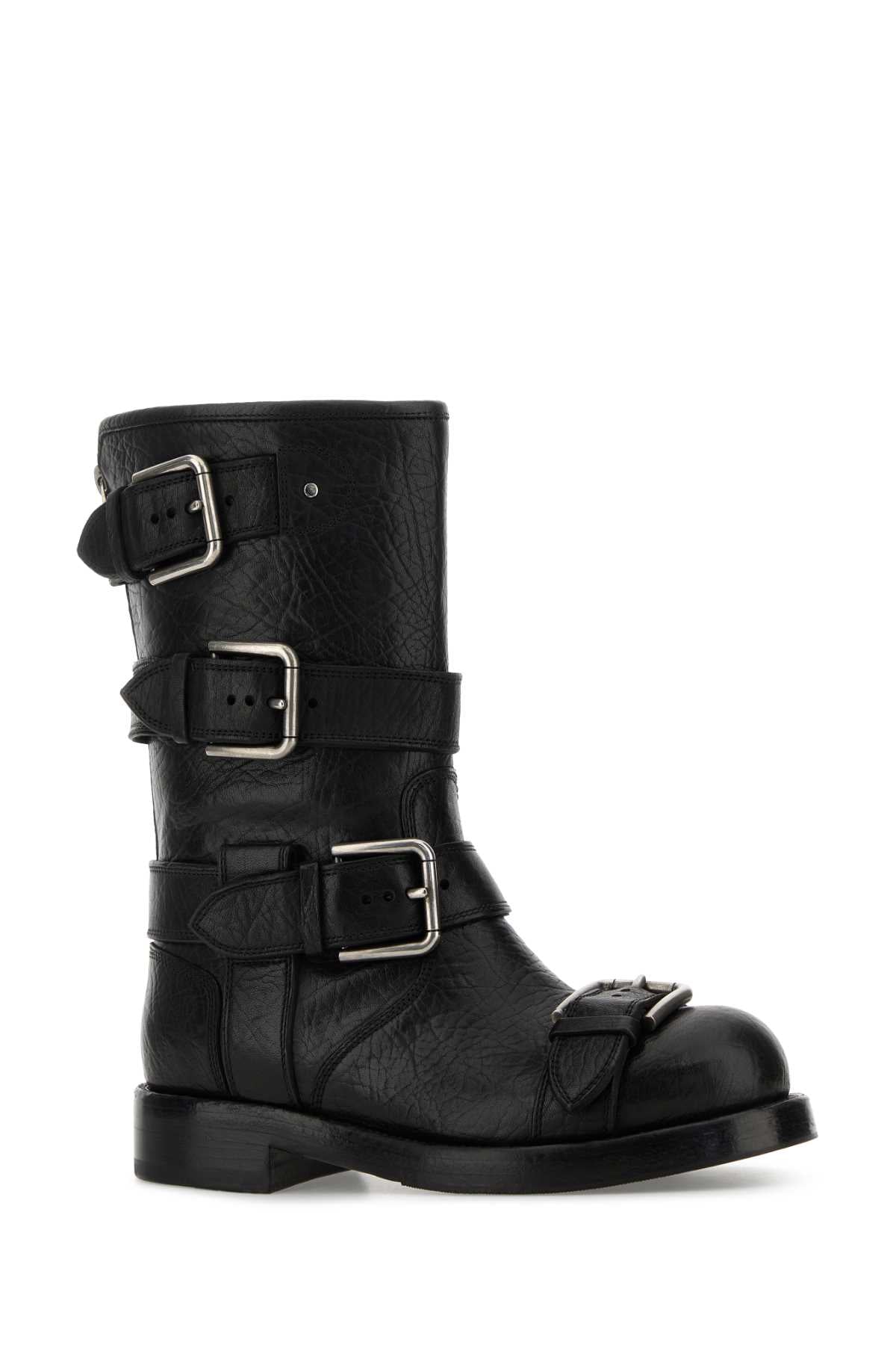 DOLCE & GABBANA SHOES For Women Exterior: 100% Leather Interior: 100% Leather Sole: Leather and Rubber
