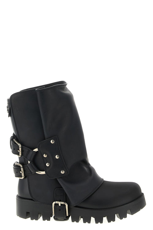 DOLCE & GABBANA 'Bernini' ankle boots For Women 50% calf leather 50% tu