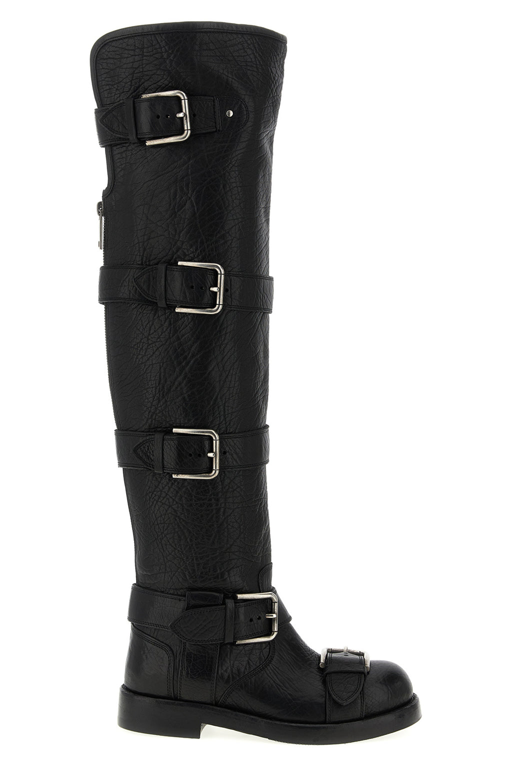 DOLCE & GABBANA 'Bernini' biker boots For Women 100% horse leather
