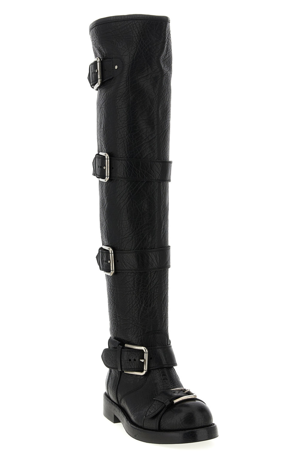 DOLCE & GABBANA 'Bernini' biker boots For Women 100% horse leather