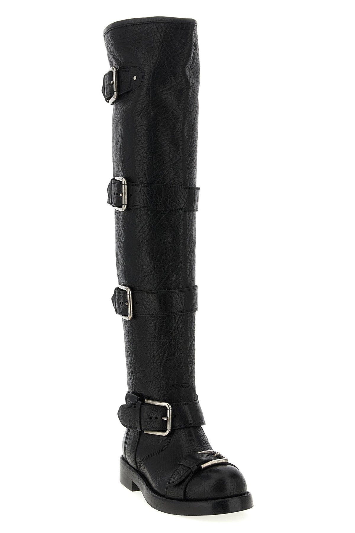 DOLCE & GABBANA 'Bernini' biker boots For Women 100% horse leather
