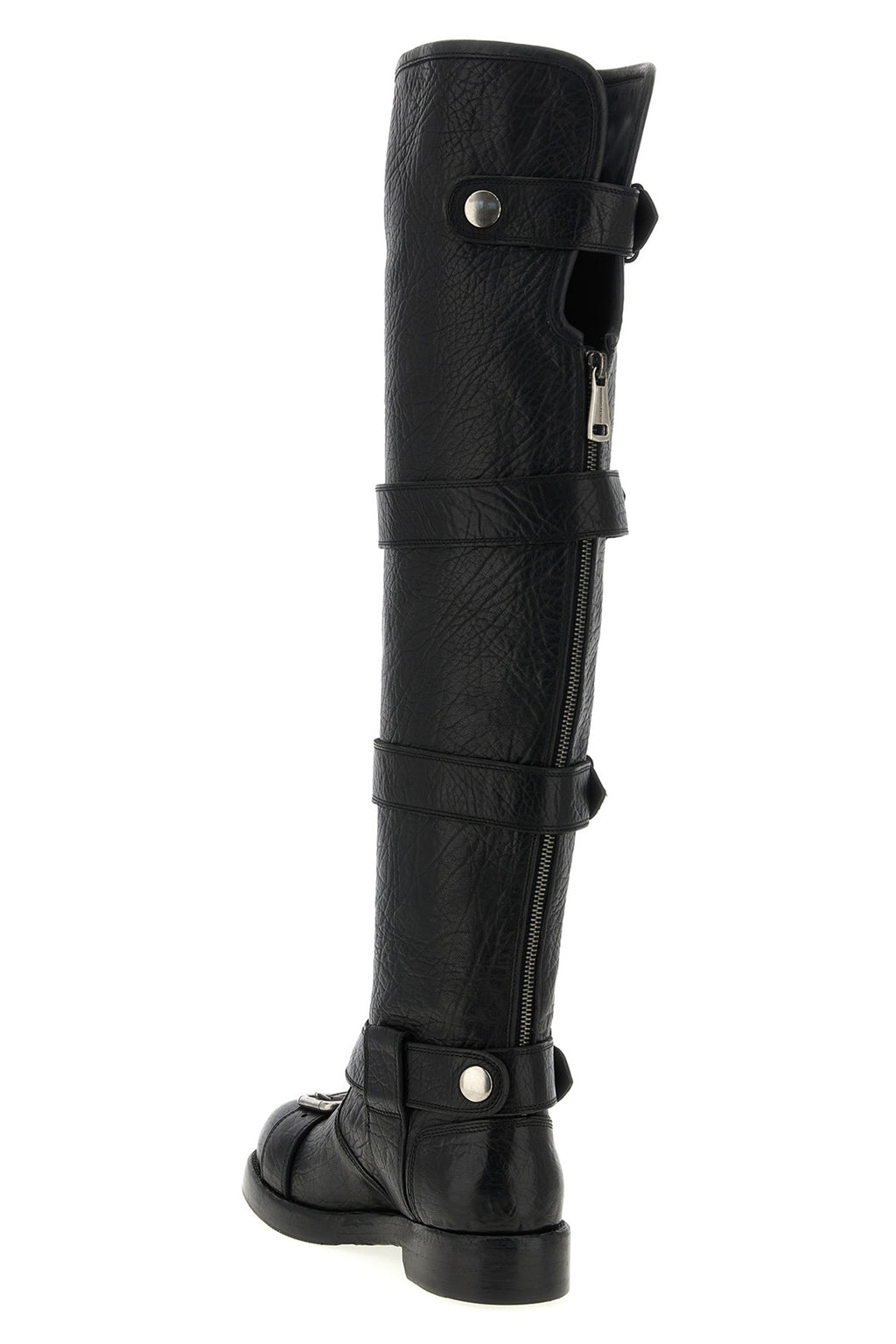 DOLCE & GABBANA 'Bernini' biker boots For Women 100% horse leather