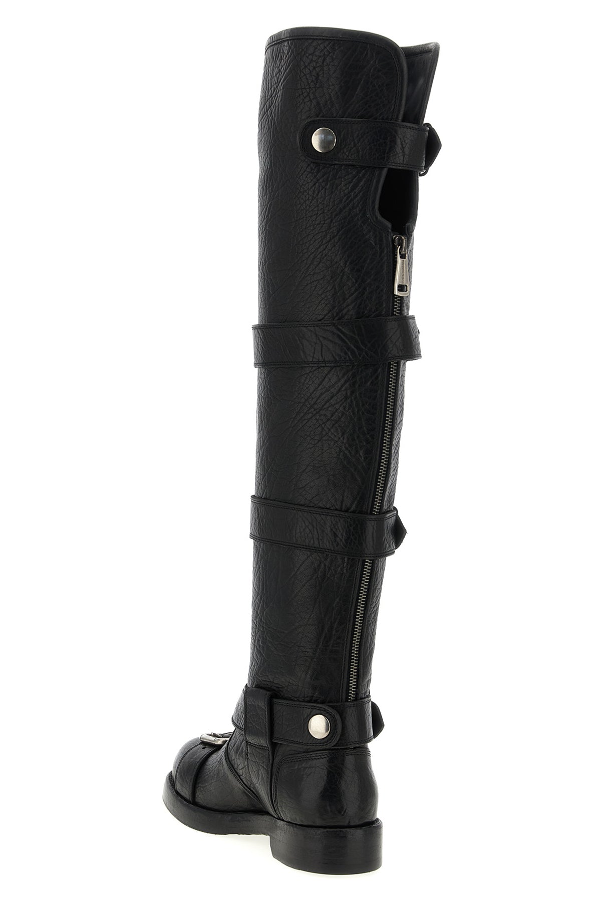 DOLCE & GABBANA 'Bernini' biker boots For Women 100% horse leather