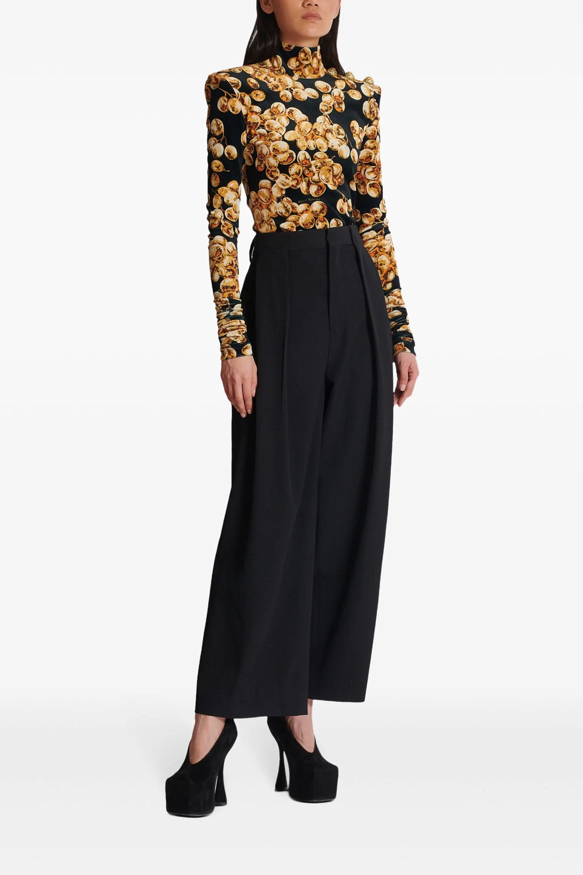 BALMAIN Grain de poudre pants For Women 100% wool