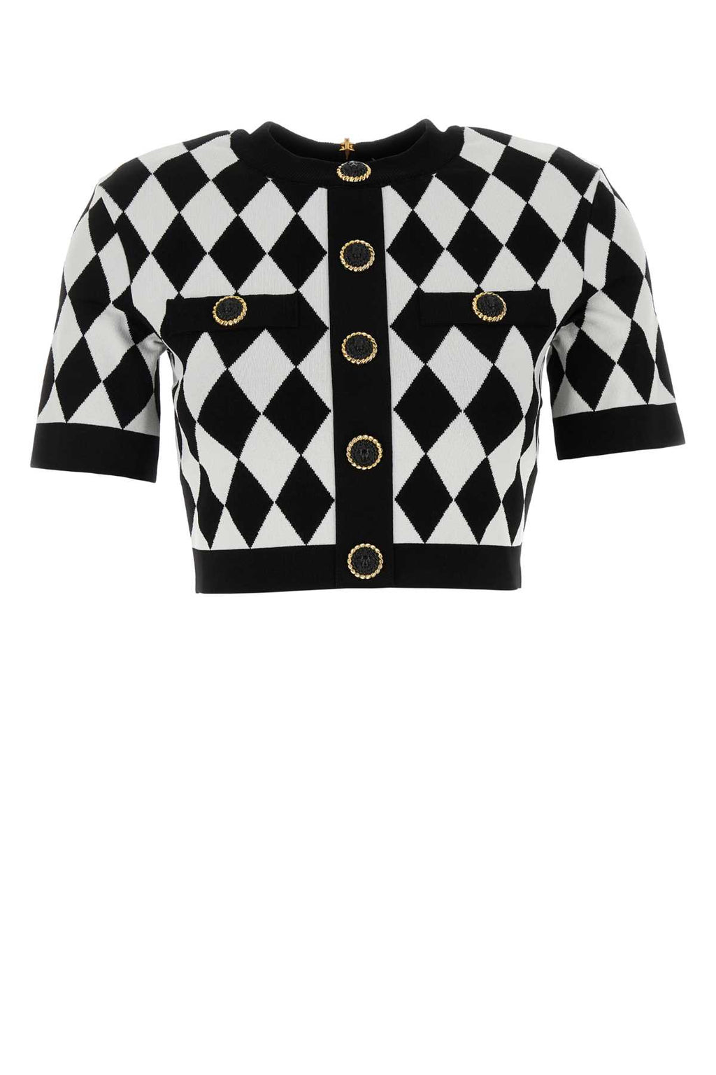 BALMAIN MAGLIA For Women Exterior: 88% Viscose 10% Polyester 2% Nylon