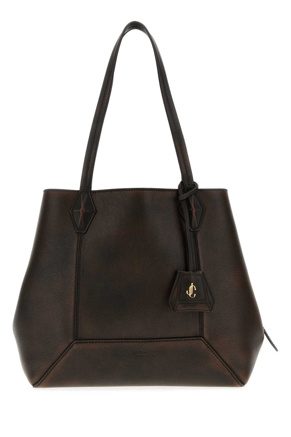 JIMMY CHOO DIAMOND TOTE/M For Women Exterior: 100% Leather Lining: 100% Suede Finishing: Golden metal
