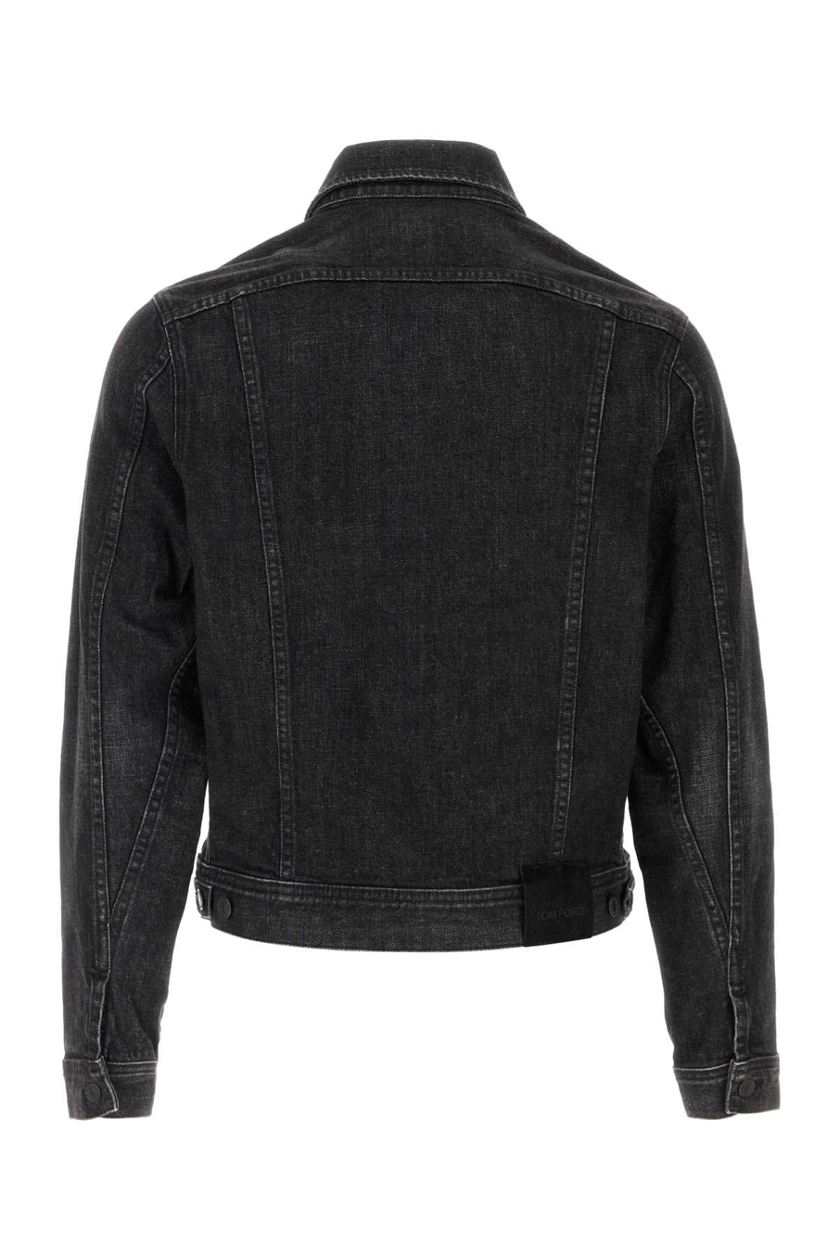 TOM FORD SELVEDGE DENIM ICON JACKET For Men Exterior: 98% Cotton 2% Polyurethane