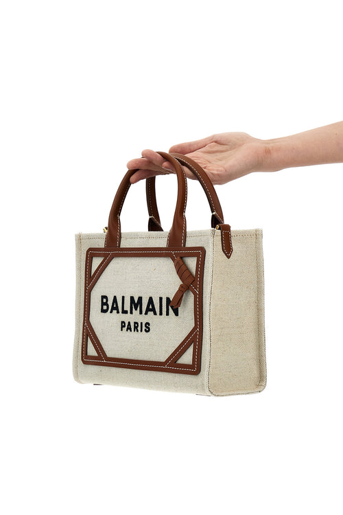 BALMAIN 'B-Army' shopping bag For Women 58% cotton, 42% linen