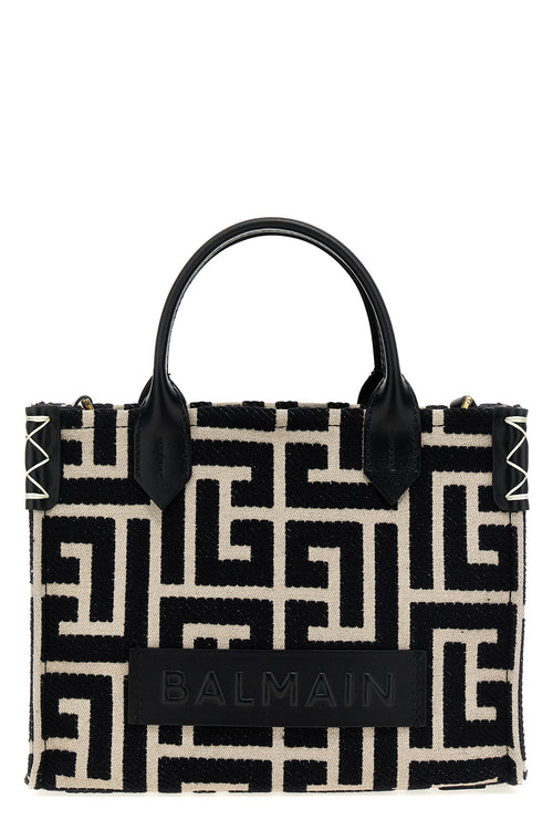 BALMAIN 'B-Army Small' shopping bag For Women 88% cotton, 12% polyester