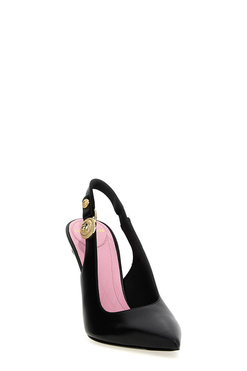 BALMAIN 'Eva' slingback For Women 100% calfskin leather (Bos Taurus)