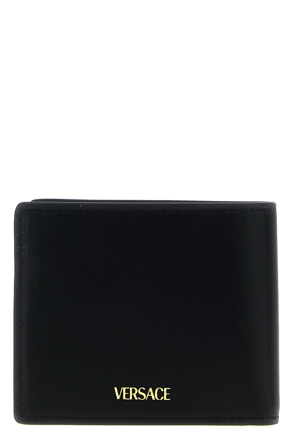 VERSACE 'V Logo' wallet For Men 100% calfskin leather (Bos Taurus)