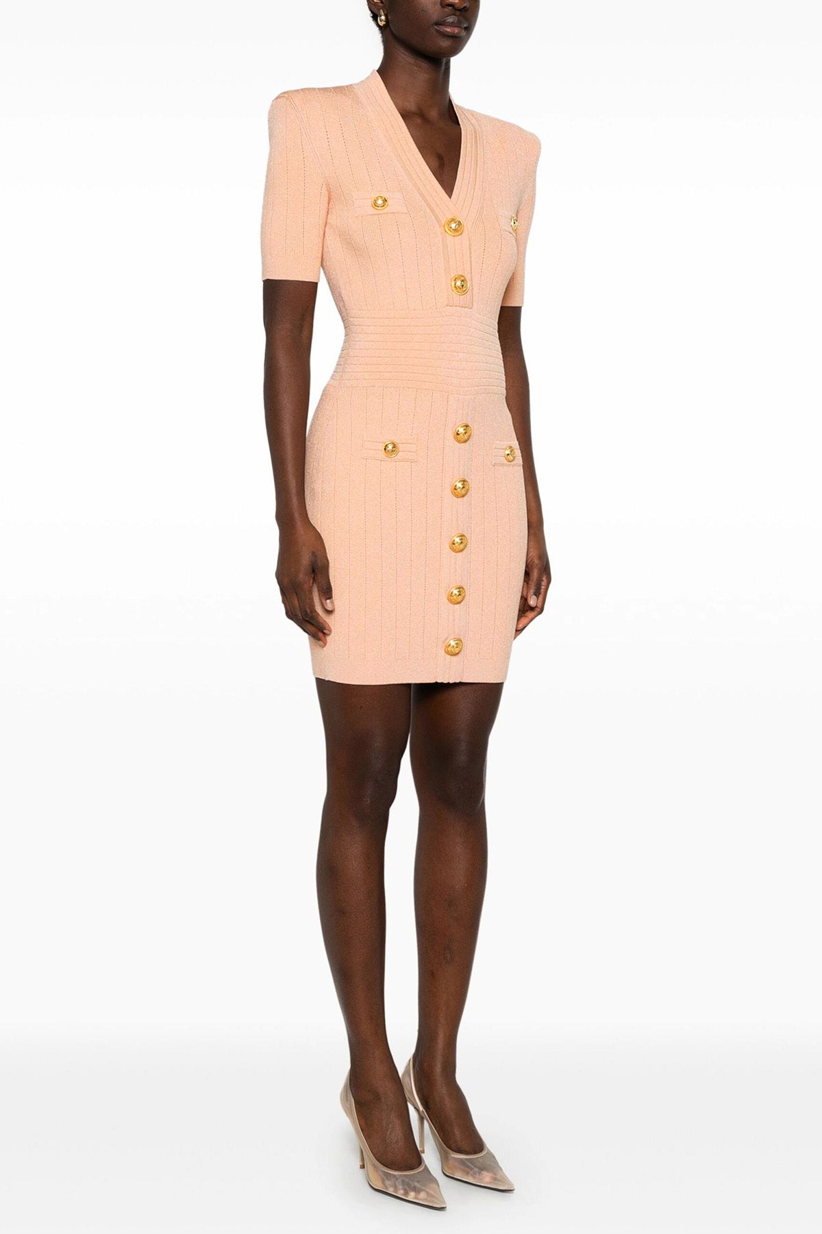 BALMAIN 'Chiocciola' dress For Women 83% viscose, 17% polyester