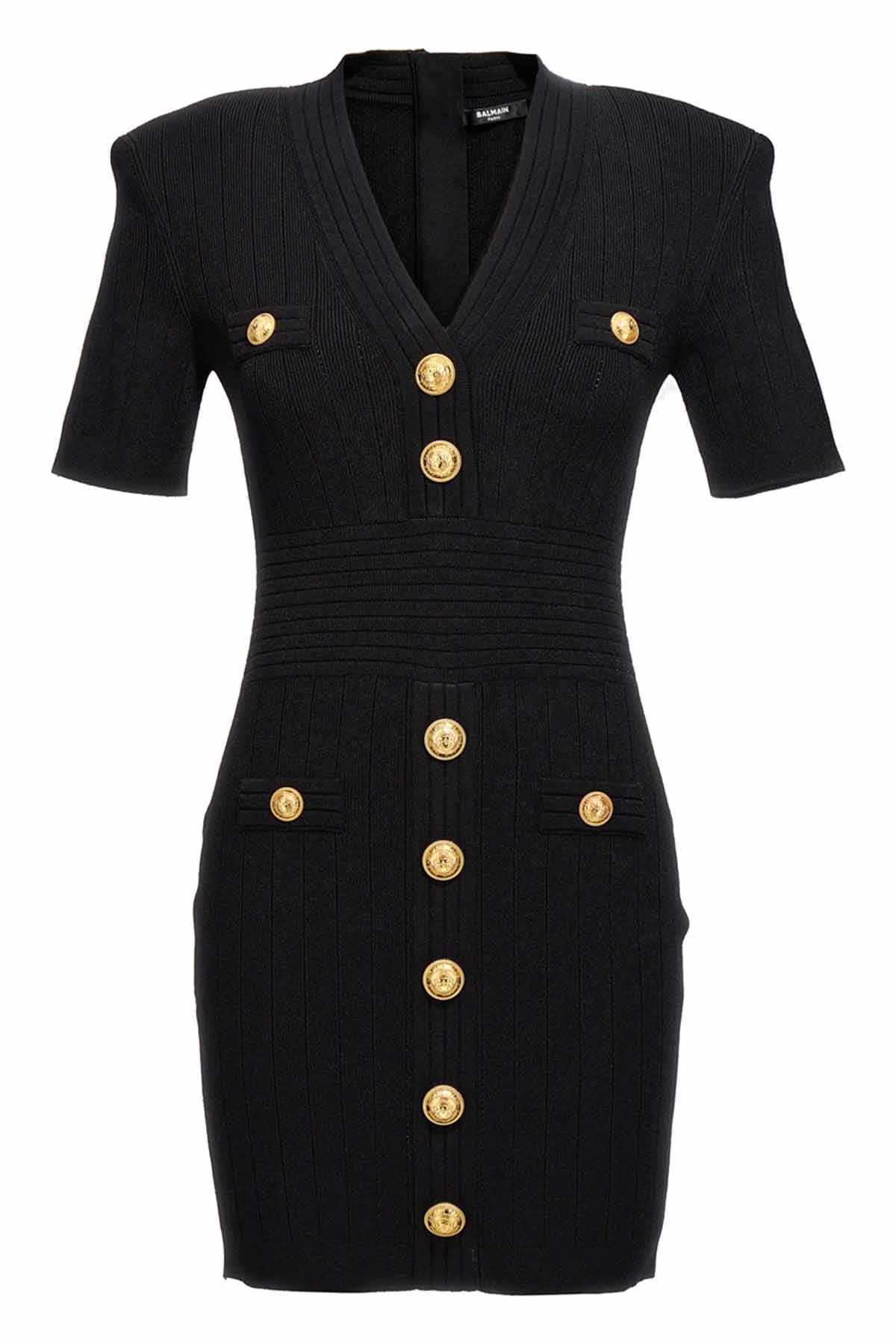 BALMAIN 'Chiocciola' dress For Women 83% viscose, 17% polyester