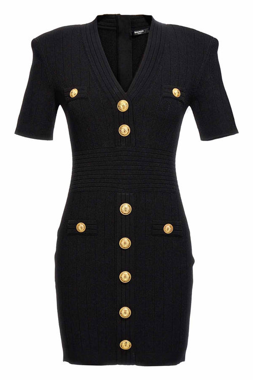 BALMAIN 'Chiocciola' dress For Women 83% viscose, 17% polyester