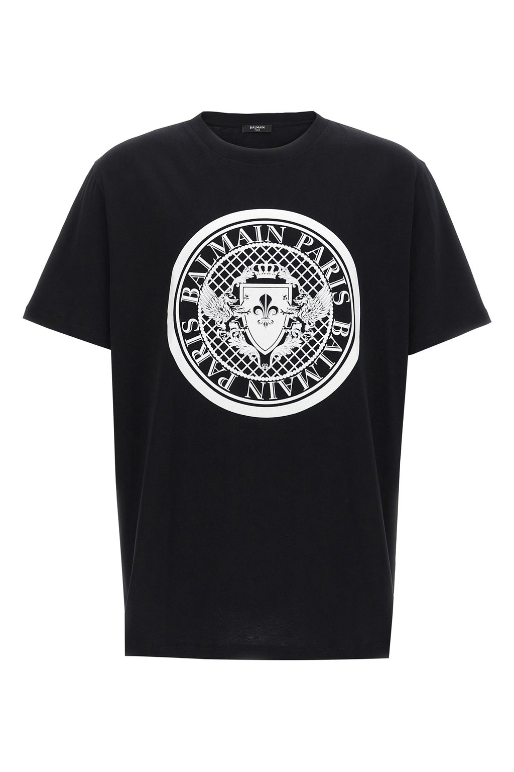 BALMAIN Velvet logo t-shirt For Men 100% organic cotton