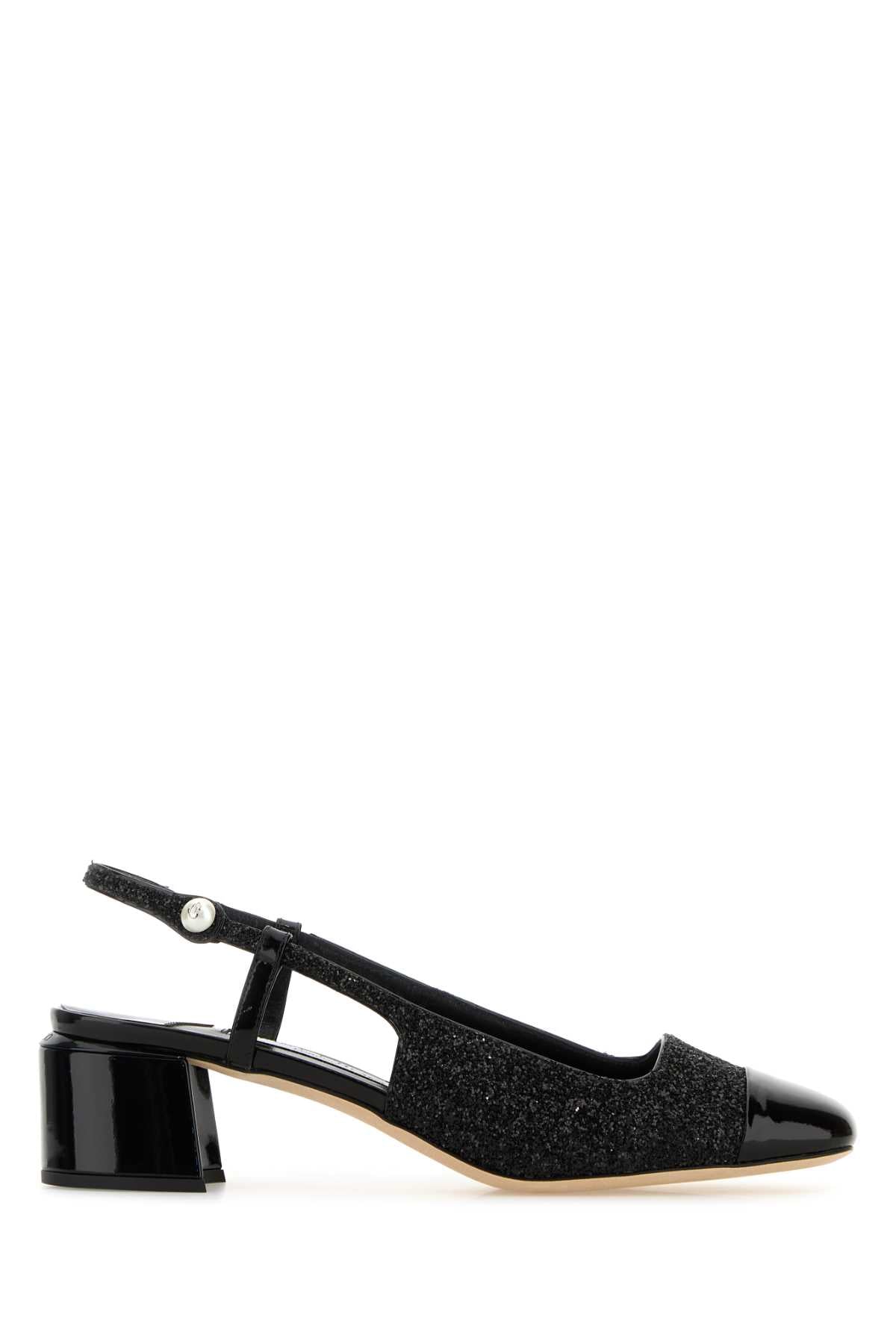 JIMMY CHOO ELISA SB 45 For Women Exterior: 100% Fabric Interior: 100% Leather Sole: Leather