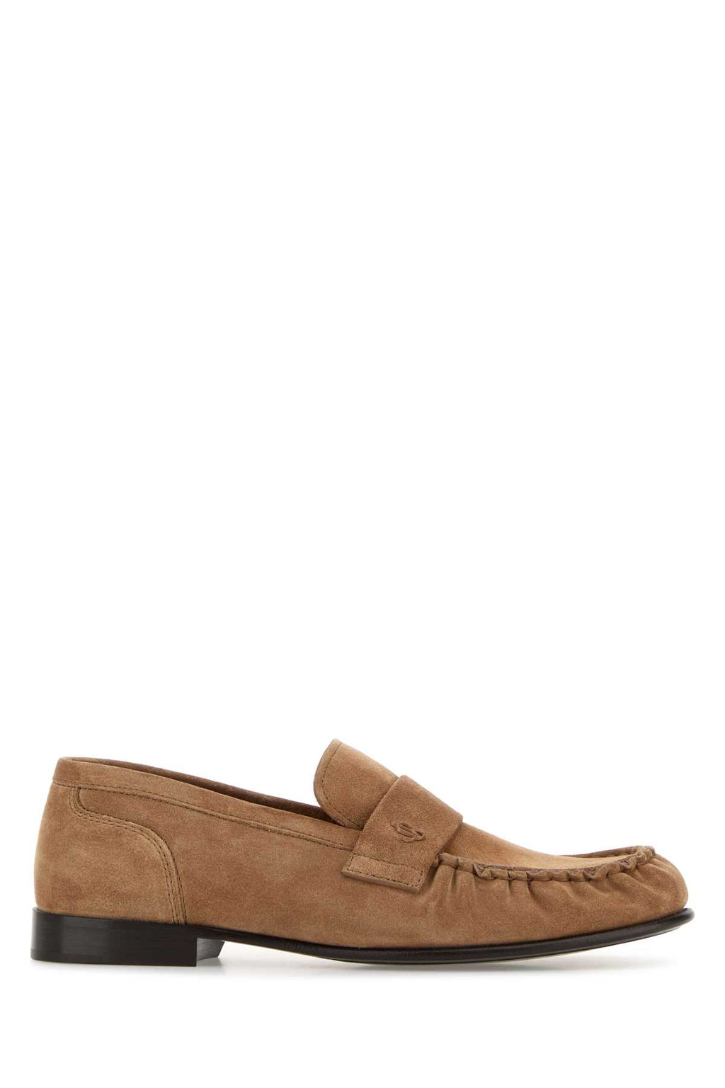 JIMMY CHOO ELLIS LOAFER/F For Women Exterior: 100% Suede Interior: 100% Leather Sole: Leather