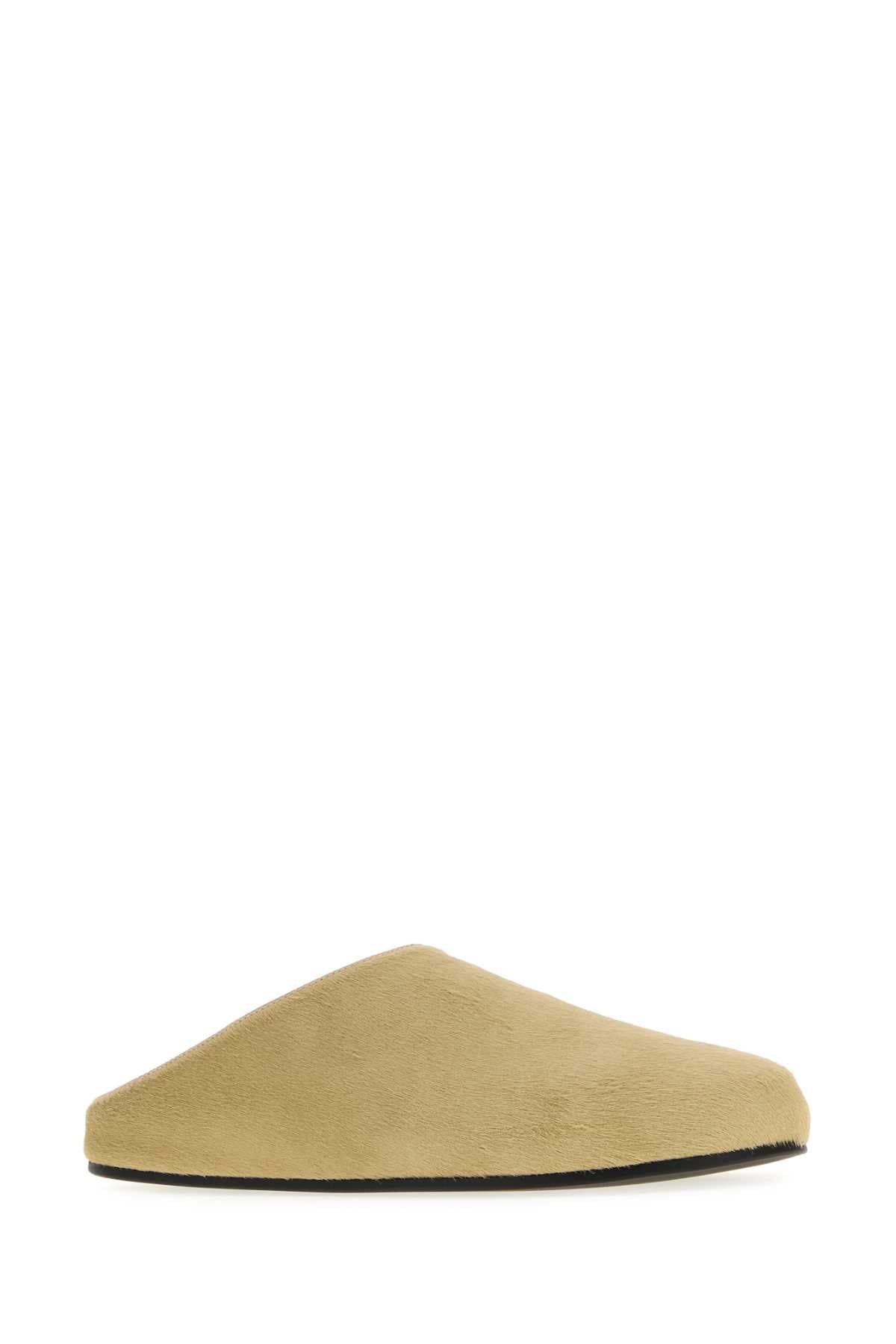 THE ROW HUDSON SLIDE For Women Exterior: 100% Leather Interior: 100% Leather Sole: Rubber