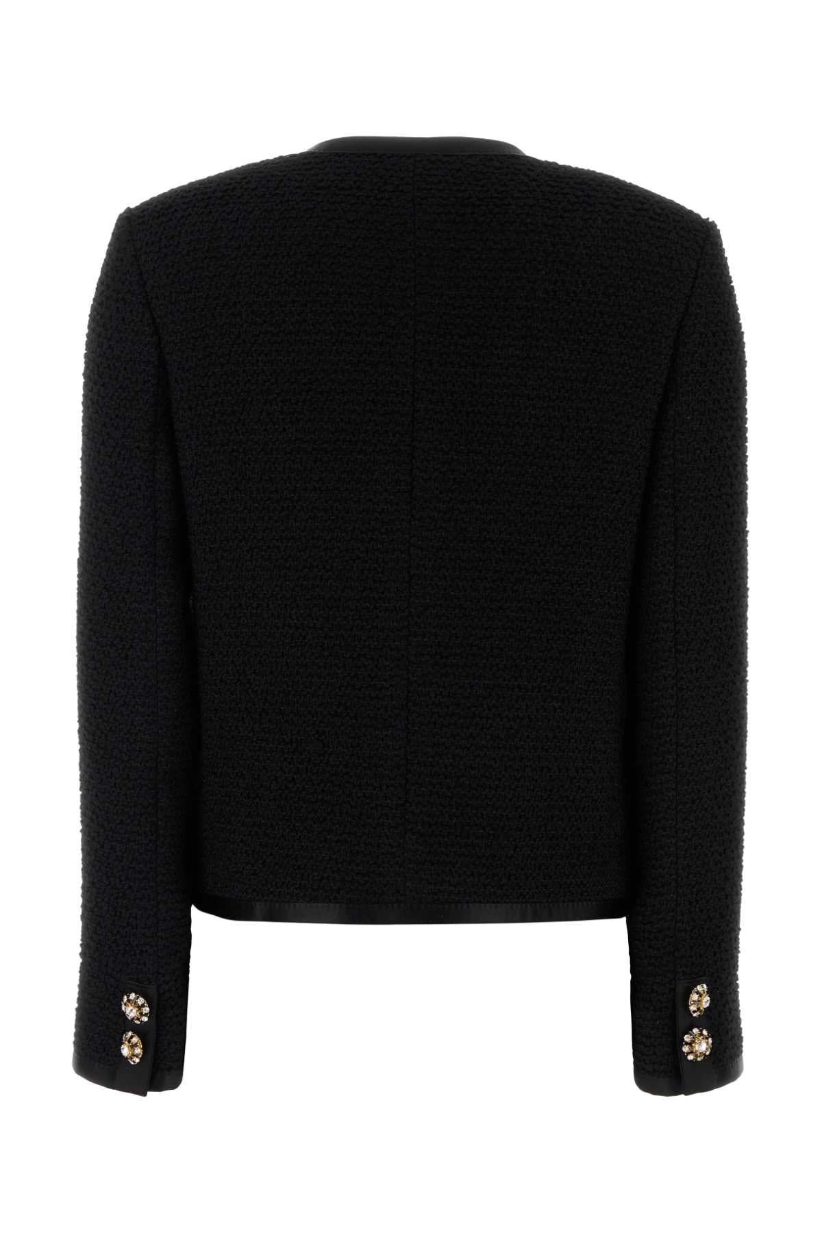 DOLCE & GABBANA JACKET For Women Exterior: 72% Virgin wool 18% Silk 8% Nylon 2% Polyester Lining: 92% Silk 8% Elastane