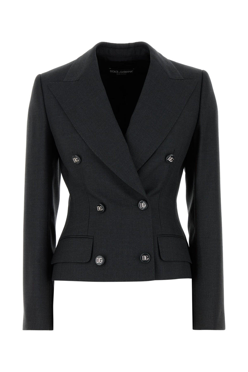 DOLCE & GABBANA JACKET For Women Exterior: 100% Virgin wool Lining: 100% Silk
