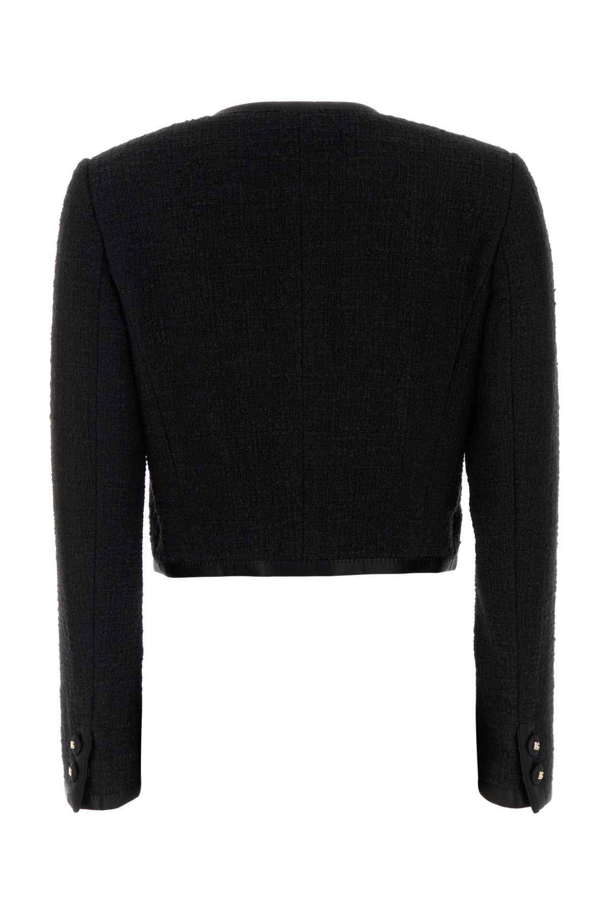 DOLCE & GABBANA JACKET For Women Exterior: 81% Cotton 9% Viscose 8% Silk 2% Polyester Lining: 93% Silk 7% Elastane