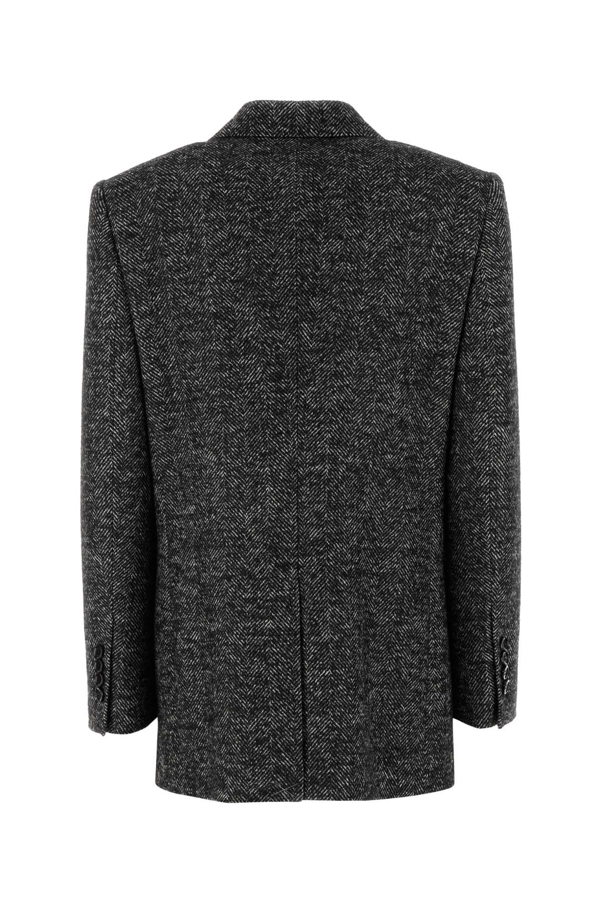 DOLCE & GABBANA JACKET For Women Exterior: 56% Wool 25% Polyester 19% Acrylic Lining: 97% Polyester 3% Elastane