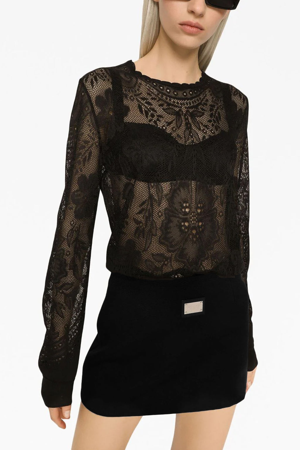 DOLCE & GABBANA Skirt from the ‘Black Sicily’ collection For Women 100% viscose
