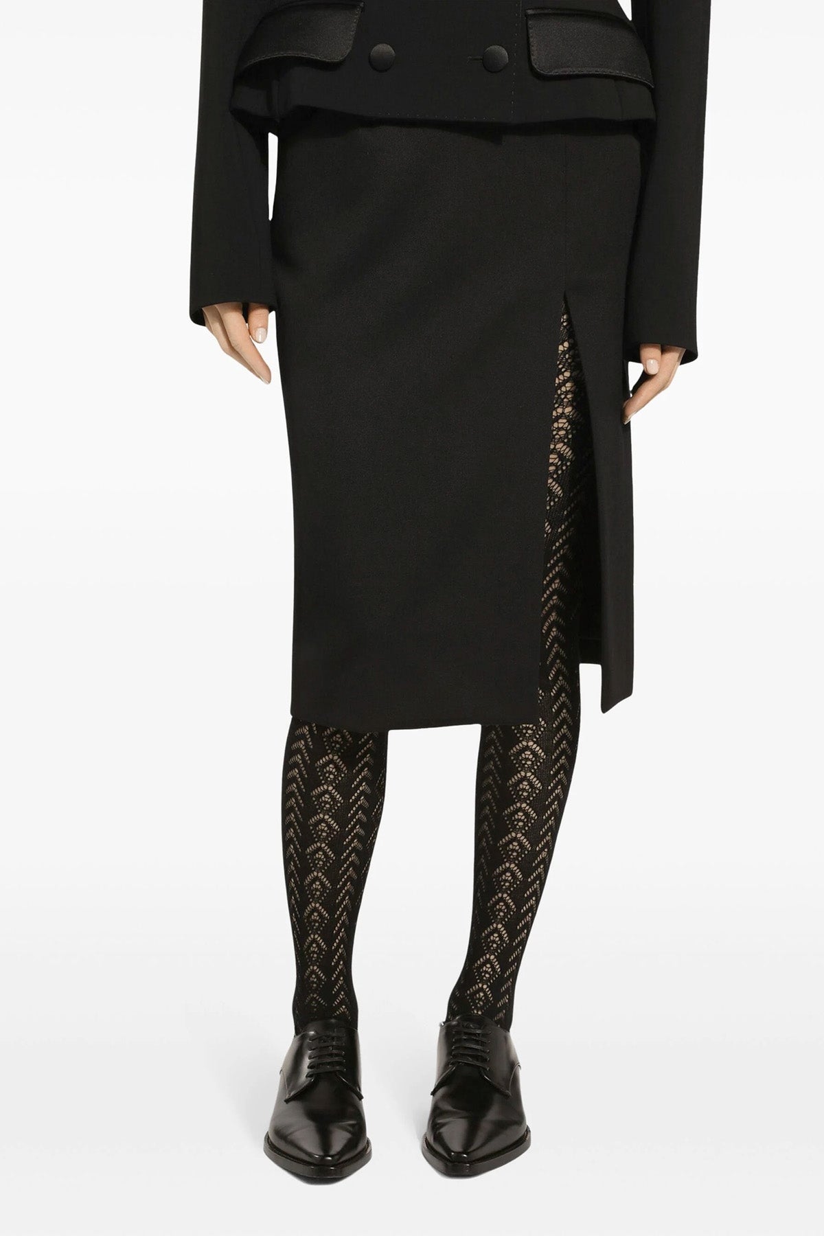 DOLCE & GABBANA Slit skirt For Women 100% virgin wool