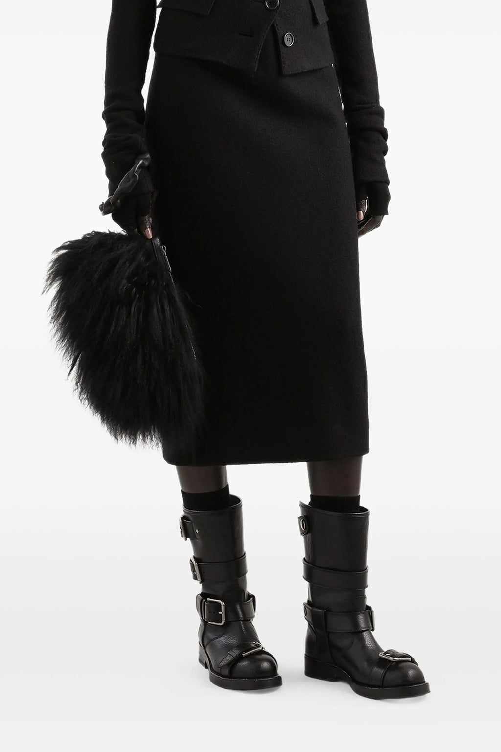 DOLCE & GABBANA Wool sheath skirt For Women 100% virgin wool