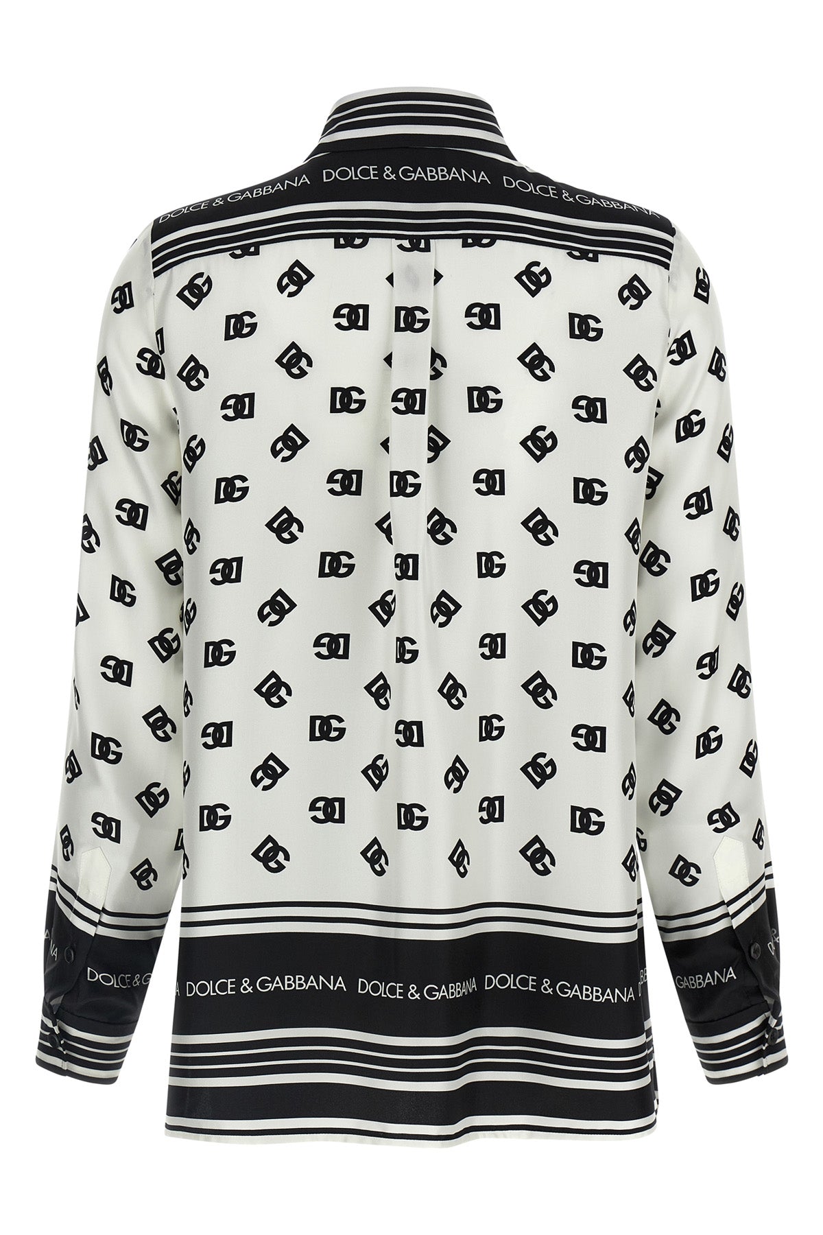 DOLCE & GABBANA DG print shirt For Women 100% silk
